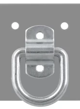 Curt 3" x 3" Surface-Mounted Tie-Down D-Ring (3,600 lbs., Clear Zinc)                                     - 83742 - Image 3