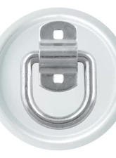 Curt 3" x 3" Surface-Mounted Tie-Down D-Ring (3,600 lbs., Clear Zinc)                                     - 83742 - Image 4