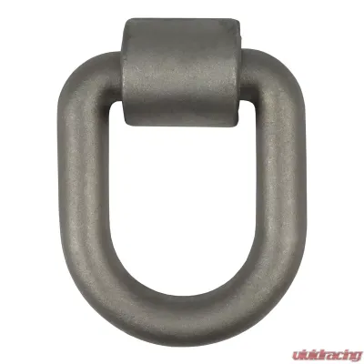 Curt 3"x 4" Weld-On Tie-Down D-Ring (15,587 lbs., Raw Steel) - 83780