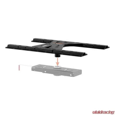 Curt X5 Gooseneck-to-5th-Wheel Adapter Plate for Double Lock EZr - 16220