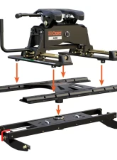 Curt X5 Gooseneck-to-5th-Wheel Adapter Plate for Double Lock EZr                                     - 16220 - Image 6