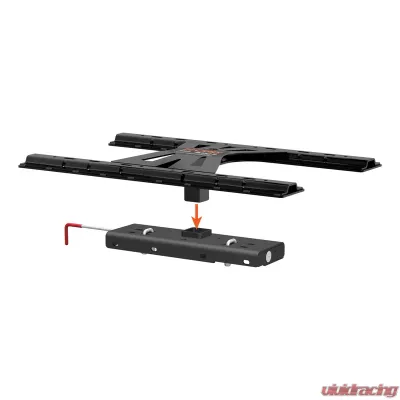 Curt X5 Gooseneck-to-5th-Wheel Adapter Plate with Square Shank - 16310