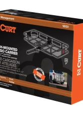 Curt 60" x 20" Basket-Style Cargo Carrier (Folding 2" Shank)                                     - 18151 - Image 9