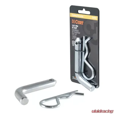 Curt 1/2" Hitch Pin (1-1/4" Receiver, Zinc, Packaged) - 21401