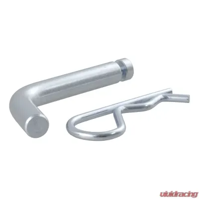 Curt 1/2" Hitch Pin with Groove (1-1/4" Receiver, Zinc, Packaged) - 21404