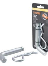 Curt 1/2" Hitch Pin with Groove (1-1/4" Receiver, Zinc, Packaged)                                     - 21404 - Image 3