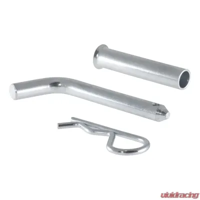 Curt 1/2" Hitch Pin with 5/8" Adapter (1-1/4" or 2" Receiver, Zinc, Packaged) - 21502