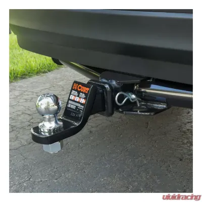 Curt 1/2" Hitch Pin with 5/8" Adapter (1-1/4" or 2" Receiver, Zinc, Packaged) - 21502