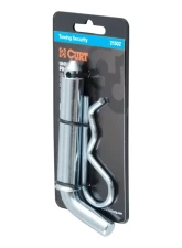 Curt 1/2" Hitch Pin with 5/8" Adapter (1-1/4" or 2" Receiver, Zinc, Packaged)                                     - 21502 - Image 7