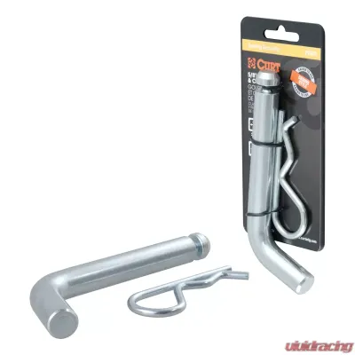 Curt 5/8" Hitch Pin with Groove (2" or 2-1/2" Receiver, Zinc, Packaged) - 21583