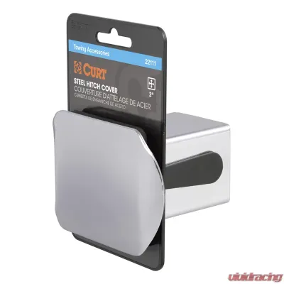 Curt 2" Chrome Steel Hitch Tube Cover (Packaged) - 22111