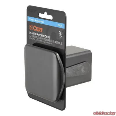 Curt 2" Black Plastic Hitch Tube Cover (Packaged) - 22181