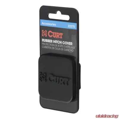 Curt 1-1/4" Rubber Hitch Tube Cover (Packaged) - 22275