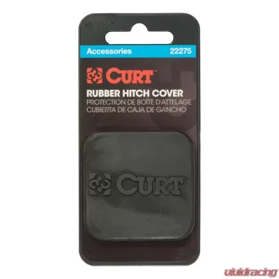 Curt 1-1/4" Rubber Hitch Tube Cover (Packaged) - 22275