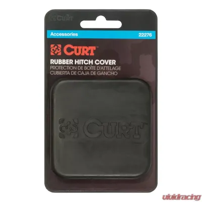 Curt 2" Rubber Hitch Tube Cover (Packaged) - 22276