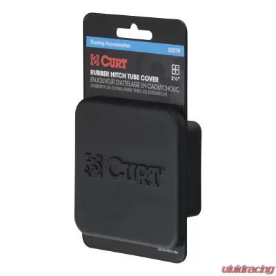 Curt 2-1/2" Rubber Hitch Tube Cover (Packaged) - 22278
