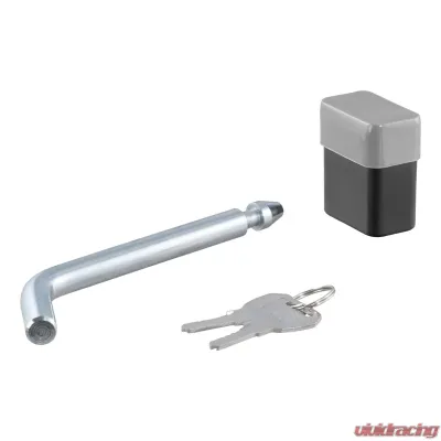 Curt 1/2" Hitch Lock (1-1/4" Receiver, Deadbolt, Chrome) - 23020