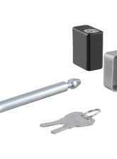 Curt 1/2" Hitch Lock (1-1/4" Receiver, Deadbolt, Chrome)                                     - 23020 - Image 4