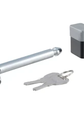 Curt 5/8" Hitch Lock (2" or 2-1/2" Receiver, Deadbolt, Chrome)                                     - 23021 - Image 3