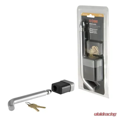 Curt 5/8" Hitch Lock (2" or 2-1/2" Receiver, Deadbolt, Chrome) - 23021