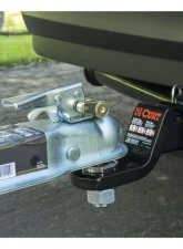 Curt Coupler Lock (1/4" Pin, 3/4" Latch Span, Padlock, Brass-Plated)                                     - 23022 - Image 5