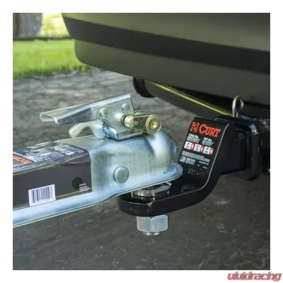 Curt Coupler Lock (1/4" Pin, 3/4" Latch Span, Padlock, Brass-Plated) - 23022