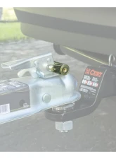 Curt Coupler Lock (1/4" Pin, 3/4" Latch Span, Padlock, Brass-Plated)                                     - 23022 - Image 6