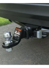 Curt 1/2" Hitch Lock with 5/8" Adapter (1-1/4" or 2" Receiver, Deadbolt, Chrome)                                     - 23024 - Image 5