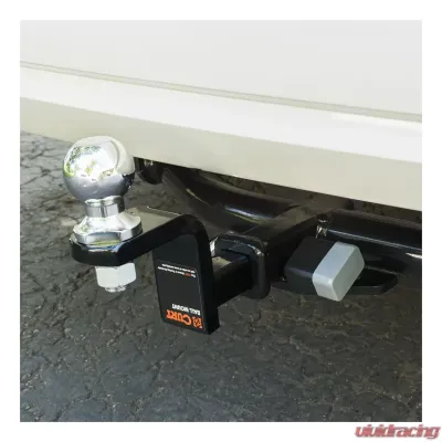 Curt 1/2" Hitch Lock with 5/8" Adapter (1-1/4" or 2" Receiver, Deadbolt, Chrome) - 23024