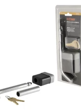 Curt 1/2" Hitch Lock with 5/8" Adapter (1-1/4" or 2" Receiver, Deadbolt, Chrome)                                     - 23024 - Image 7