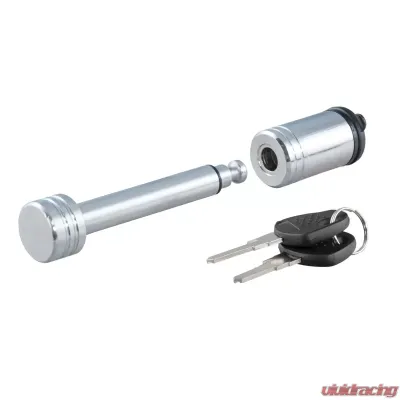 Curt 1/2" Hitch Lock (1-1/4" Receiver, Barbell, Chrome) - 23501