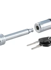 Curt 1/2" Hitch Lock (1-1/4" Receiver, Barbell, Chrome)                                     - 23501 - Image 5