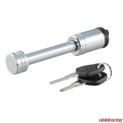 Curt 1/2" Hitch Lock (1-1/4" Receiver, Barbell, Chrome) - 23501