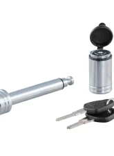 Curt 1/2" Hitch Lock (1-1/4" Receiver, Barbell, Chrome)                                     - 23501 - Image 3