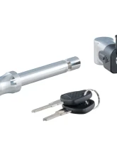 Curt 5/8" Hitch Lock (2" Receiver, Right-Angle, Chrome)                                     - 23510 - Image 3