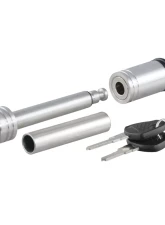 Curt 1/2" Hitch Lock with 5/8" Adapter (1-1/4" or 2" Receiver, Barbell, Stainless)                                     - 23517 - Image 4