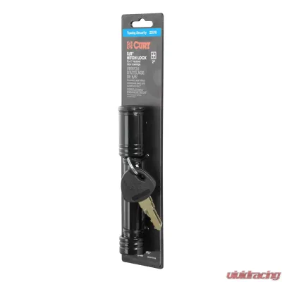 Curt 5/8" Hitch Lock (2" Receiver, Barbell, Black) - 23518