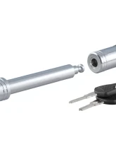 Curt 5/8" Hitch Lock (2" or 2-1/2" Receiver, Barbell, Chrome)                                     - 23528 - Image 7