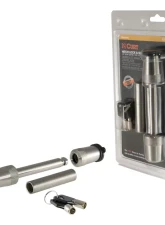 Curt 1/2" Hitch Lock with 5/8" Adapter (1-1/4" or 2" Receiver, Barbell, Stainless)                                     - 23580 - Image 4