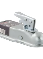 Curt 1-7/8" Straight-Tongue Coupler with Posi-Lock (2-1/2" Channel, 2,000 lbs., Zinc)                                     - 25105 - Image 2