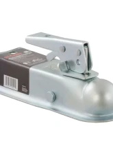 Curt 1-7/8" Straight-Tongue Coupler with Posi-Lock (2" Channel, 2,000 lbs., Zinc)                                     - 25128 - Image 2