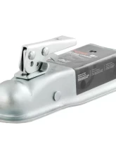 Curt 2" Straight-Tongue Coupler with Posi-Lock (2-1/2" Channel, 3,500 lbs., Zinc)                                     - 25135 - Image 3