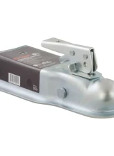 Curt 2" Straight-Tongue Coupler with Posi-Lock (3" Channel, 3,500 lbs., Zinc)                                     - 25138 - Image 2