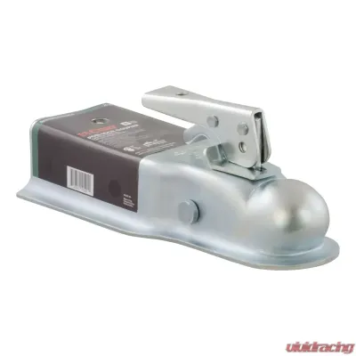 Curt 2" Straight-Tongue Coupler with Posi-Lock (3" Channel, 3,500 lbs., Zinc) - 25138