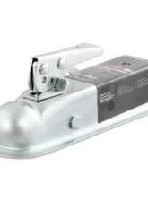 Curt 2" Straight-Tongue Coupler with Posi-Lock (2" Channel, 3,500 lbs., Zinc)                                     - 25153 - Image 3