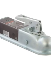 Curt 2" Straight-Tongue Coupler with Posi-Lock (2" Channel, 3,500 lbs., Zinc)                                     - 25153 - Image 2