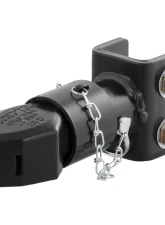 Curt 2" Channel-Mount Coupler with Sleeve-Lock (7,000 lbs., Black)                                     - 25319 - Image 3