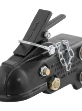 Curt 2-5/16" Channel-Mount Coupler with Easy-Lock (15,000 lbs., Black)                                     - 25328 - Image 3