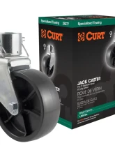 Curt 6" Jack Caster (Fits 2" Tube, 2,000 lbs., Packaged)                                     - 28277 - Image 4
