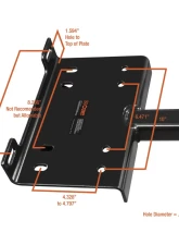 Curt Hitch-Mounted Winch Mount (Fits 2" Receiver)                                     - 31010 - Image 3